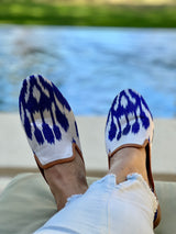 Istanbul Ultramarine Blue & White Slides