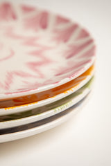 Mix & Match Dahlia Fortuna Dessert Plates (Set of Four) | Elysian by Emily Morrison.