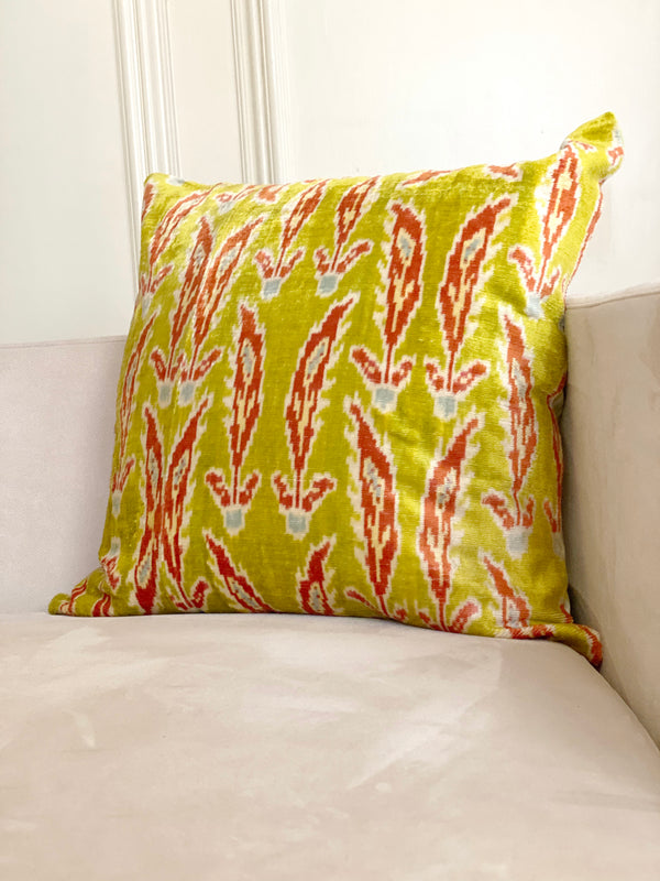 Luxe Chartreuse Pillow Cover