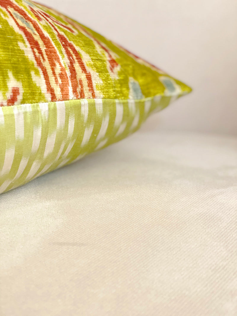 Luxe Chartreuse Pillow Cover