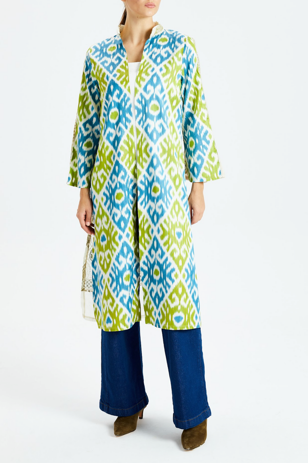 Cashmere caftan top