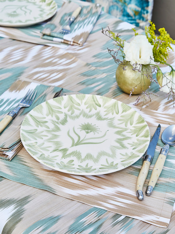 Dahlia Fortuna Dinner Plates (Set of Two) | Elysian by Emily Morrison.