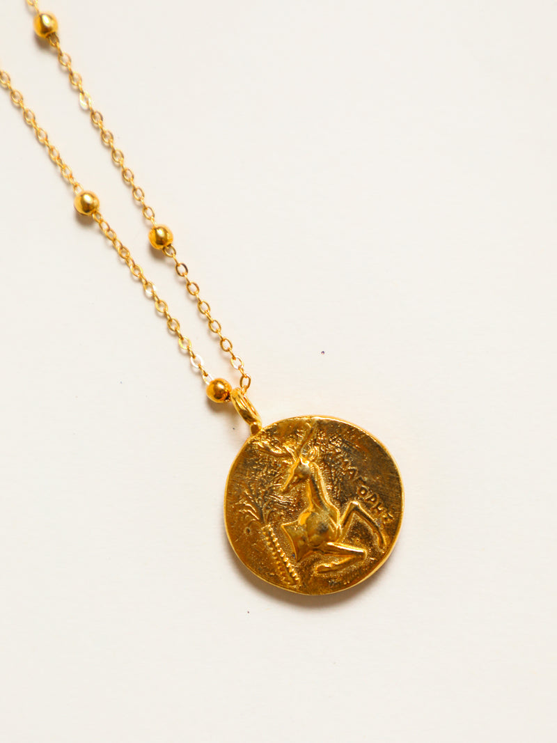 Bee of Ephesus/Stag Coin Necklace | Elysian by Emily Morrison.