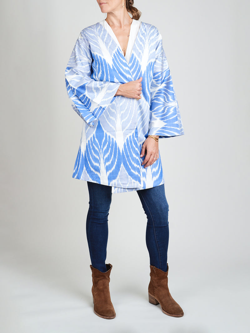 Silk Ikat Chapan Coat | Elysian by Emily Morrison.