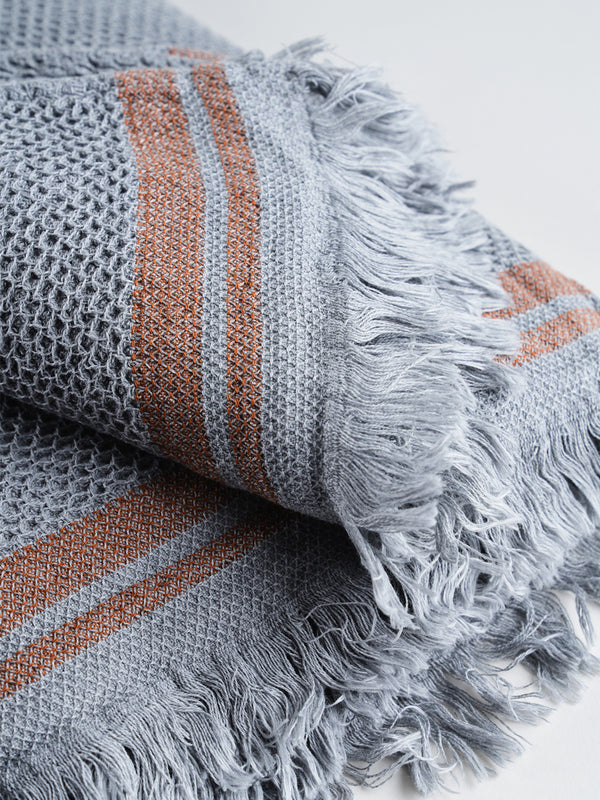 Rust Striped Thow | Elysian by Emily Morrison.
