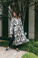 Fergana Silk Caftan Duster | Elysian by Emily Morrison.