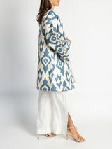 Silk Ikat Chapan Coat