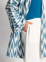 Silk Ikat Chapan Coat