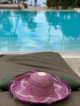 Round Top Fringe Palm Hat | Elysian by Emily Morrison.