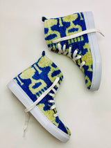 Ankara Silk Velvet High Tops | Elysian by Emily Morrison.